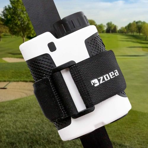  ZOEA Magnetic Rangefinder Mount Strap for Golf Cart Railing, Adjustable Rangefinder Mount/Holder/Strap/Band with Strong Magnet Securely Attach to Most Rail/Bar/Frame of Golf Cart