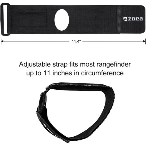  ZOEA Magnetic Rangefinder Mount Strap for Golf Cart Railing, Universal Adjustable Rangefinder Mount/Holder/Strap/Band with Ultra-Thin Strong Magnet Securely Attach to Most Rail/Bar