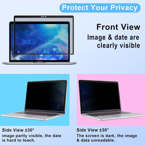  [아마존베스트]ZOEGAA MacBook Pro 16 Privacy Screen Filter，for MacBook Pro 16 inch New Removable HD Privacy Screen Protector Bubble Free Design/Easy on/Off