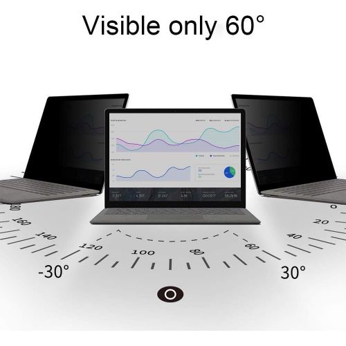  [아마존베스트]【Fully Removable 】 ZOEGAA Surface Book 1/2 13.5 inch Privacy Screen Protector Anti-Blue Light/Anti-Spy Filter Compatible Microsoft Surface Book 2 Privacy Screen Protector