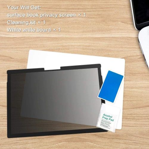  [아마존베스트]【Fully Removable 】 ZOEGAA Surface Book 1/2 13.5 inch Privacy Screen Protector Anti-Blue Light/Anti-Spy Filter Compatible Microsoft Surface Book 2 Privacy Screen Protector