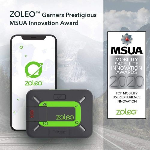  [아마존베스트]ZOLEO Satellite Communicator  Two-Way Global SMS Text Messenger & Email, Emergency SOS Alerting, Check-in & GPS Location  Android iOS Smartphone Accessory