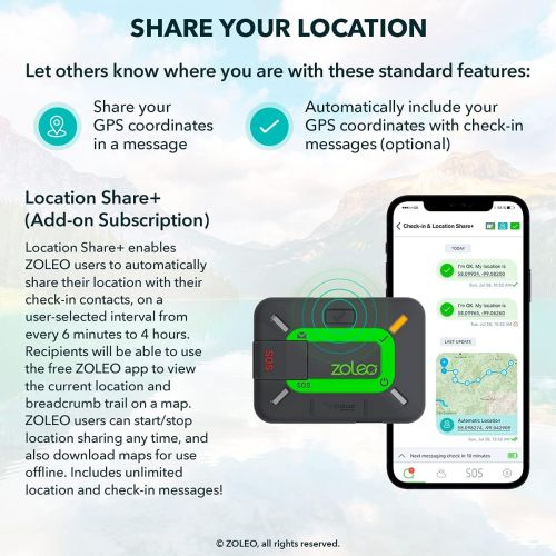  [아마존베스트]ZOLEO Satellite Communicator  Two-Way Global SMS Text Messenger & Email, Emergency SOS Alerting, Check-in & GPS Location  Android iOS Smartphone Accessory