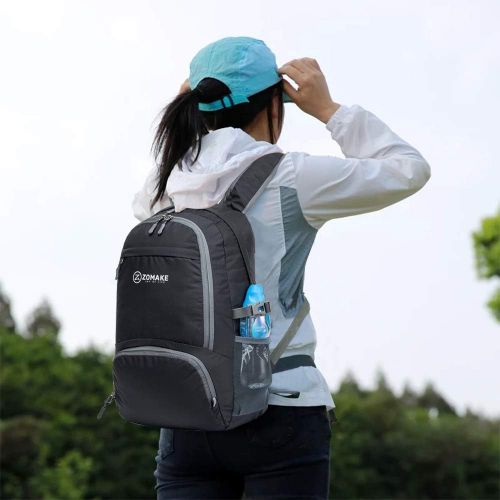  [아마존베스트]ZOMAKE 30L Lightweight Packable Backpack Water Resistant Hiking Daypack,Small Travel Backpack Foldable Camping Outdoor Bag