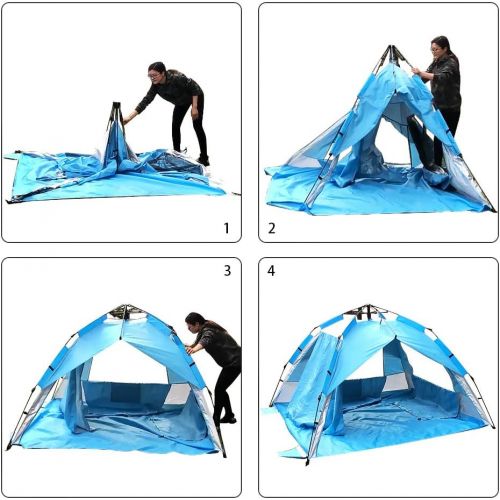  Pop Up Beach Tent Sun Shelter, Portable Sun Shade Instant Tents - 2 & 4 Person - Anti UV - Waterproof - Waterproof,by Zomake