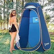 ZOMAKE Pop Up Shower Tent, Portable Camping Toilet Changing Room Privacy Tents for Outdoor Beach