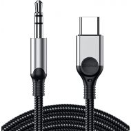 USB C to 3.5mm Audio Aux Jack Cable[4ft], ZOOAUX Type C Adapter to 3.5mm Headphone Stereo Cord Car for iPad Pro 2018 Samsung Galaxy S21 S20 Ultra Note20 10+ Google Pixel 3 2XL Onep