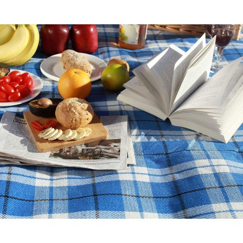  ZORMY Extra Large Picnic Blanket Beach Mat Waterproof Folding Picnic Outdoor Blanket 79 x 59 Oversized Rug Portable Blanket with Stakes for Outdoor Picnics, Camping Beach Concert Grass