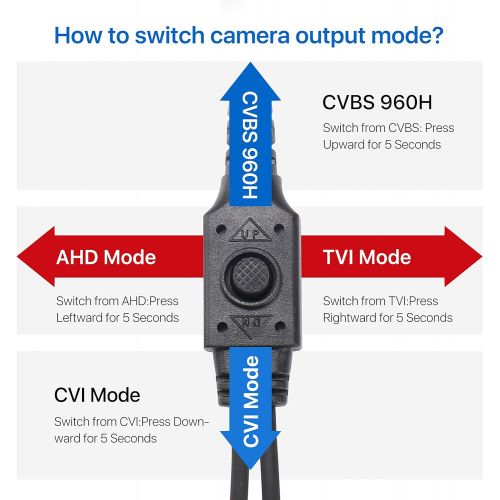  ZOSI 2.0MP 1080p Security Camera 4-in-1 TVI/CVI/AHD/CVBS Surveillance Bullet Camera Indoor Outdoor,120ft Night Vision,Aluminum Metal Housing,Work for 960H,720P,1080P,5MP,4K analog