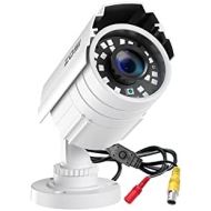 [아마존베스트]ZOSI 2MP HD 1920TVL Outdoor Indoor Security Camera 1080p (Hybrid 4-in-1 HD-CVI/TVI/AHD/960H Analog CVBS), 24PCS LEDs, 80ft IR Night Vision, Weatherproof Surveillance CCTV Bullet Ca