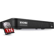 [아마존베스트]ZOSI 1080N 8 Channel DVR for Security Camera, 720p CCTV DVR Recorder Hybrid Capability 4-in-1(Analog/AHD/TVI/CVI) Surveillance System,Motion
