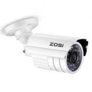 ZOSI 720P HD 1280TVL Hybrid 4-in-1 TVI/CVI/AHD/960H CVBS CCTV Camera 24PCS IR-LEDs Security Day/Night Weatherproof Bullet Surveillance Cameras for HD-TVI, AHD, CVI, and CVBS/960H A
