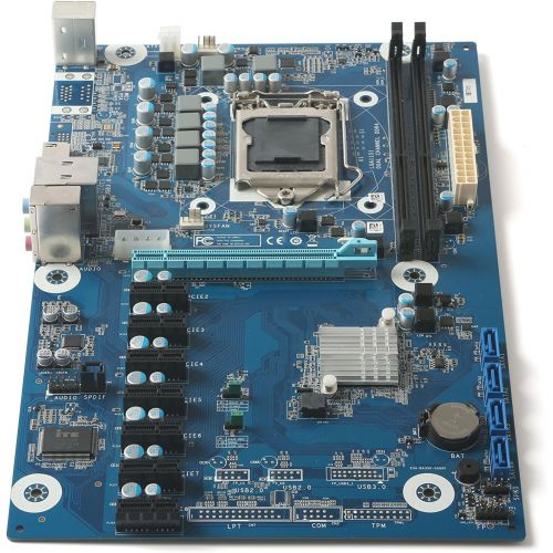  ZOTAC B150 Mining ATX Motherboard for Cryptocurrency Mining with 7 PCIe x1 Slots (B150ATX-A-E)