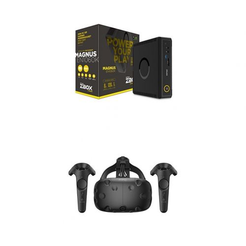  ZOTAC ZBOX-EN1060K-U-W2B MAGNUS Gaming Mini PC Intel i5-7500T Nvidia GTX 1060 VR Ready Windows 10 & HTC VIVE- Virtual Reality System Bundle