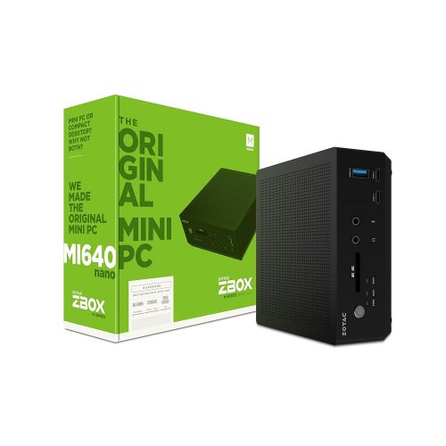  ZOTAC ZBOX-MI640NANO-U Desktop Computer - Intel Core i5 (8th Gen) i5-8250U 1.60 GHz DDR4 SDRAM - Mini PC