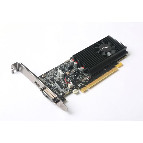  ZOTAC GeForce GT 1030 2GB GDDR5 64-bit PCIe 3.0 DirectX 12 HDCP Ready Low Profile Video Card ZT-P10300A-10L