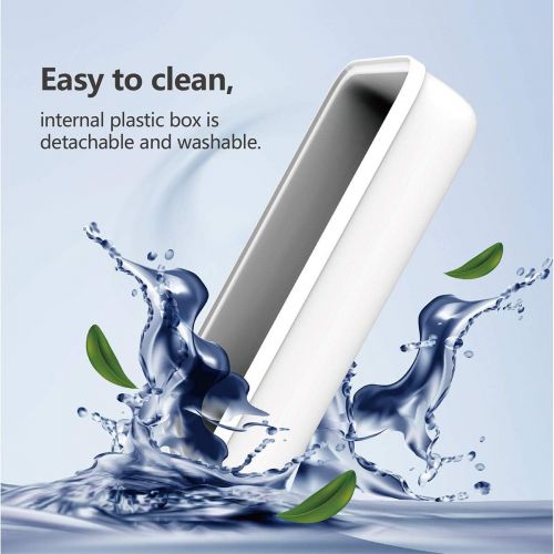  Cleaning Box Smartphone Cleaner - ZOTASKO -Clean Your Phone by Pressing 1 Button, Nail Art Make up Tools, Aromatherapy Function for All iPhone Android Cellphone Toothbrush (Red)