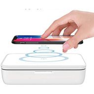 ZOTASKO UV-Clean Box for Small Items with Aromatherapy - Fast Sanitizing with Qi Wireless Charger - Smart Box Cleaner for Smartphones, Watches, Beauty Salon Tools -Upgraded- (White)