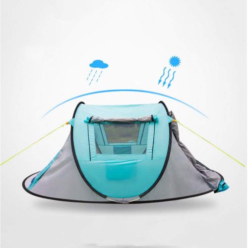  ZOUQILAI 2-Personen-Zelt-Kuppelzelt mit Sichtschutzraum | Campingzelt mit abgeschirmter Veranda