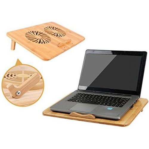  ZOUQILAI Large Notebook Computer Heat Sink Notebook Cooler Office Computer Bracket Fan Mute Multifunction Base Cooling Rack