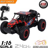 ZOWFUN RC Car Remote Control Car 1/16 Scale 2.4Ghz Fast Racing Drifting Buggy Rock Climbing Car Off Road Radio Controlled Race Monster Truck Buggy Crawler All Terrain RTR Electric Vehicle
