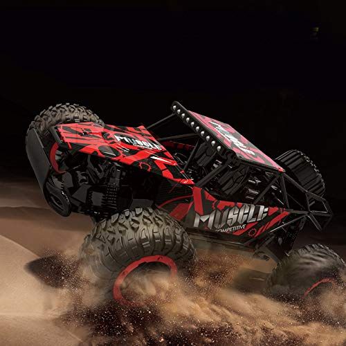  ZOWFUN RC Car Remote Control Car 1/16 Scale 2.4Ghz Fast Racing Drifting Buggy Rock Climbing Car Off Road Radio Controlled Race Monster Truck Buggy Crawler All Terrain RTR Electric Vehicle