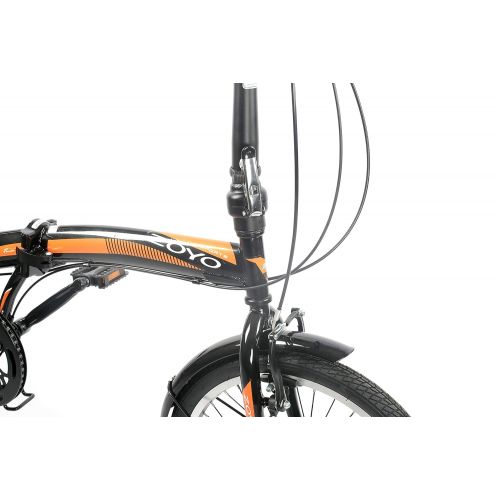  ZOYO 20 Folding Bikes for Adults 7Speed Gears 20-Inch Folding Bike