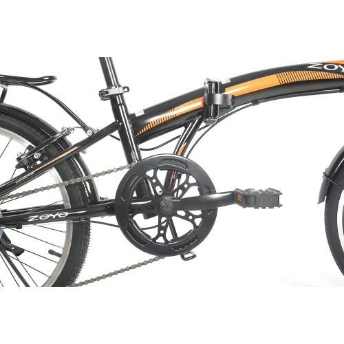  ZOYO 20 Folding Bikes for Adults 7Speed Gears 20-Inch Folding Bike