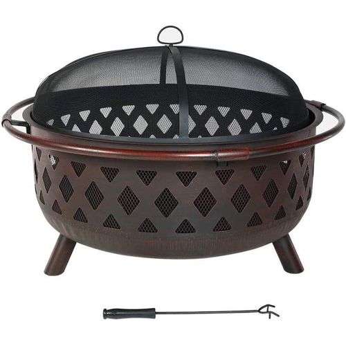  ZQSLZWZW Outdoor Heating Brazier, Wood Stove Grill, Courtyard Heating Stove, Indoor Home Firewood Brazier, Bonfire Heating Barbecue