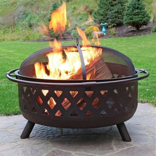  ZQSLZWZW Outdoor Heating Brazier, Wood Stove Grill, Courtyard Heating Stove, Indoor Home Firewood Brazier, Bonfire Heating Barbecue