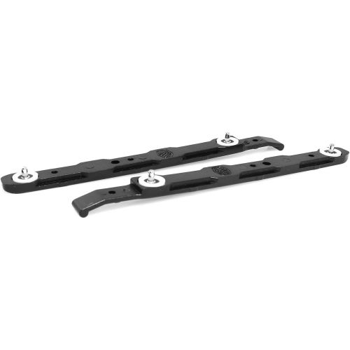  ZRM&E 2pcs Chassis Hard Drive Mounting Plastic Rails 5.71x0.47 Inch for Cooler Master 3.5 HDD Bracket, Black