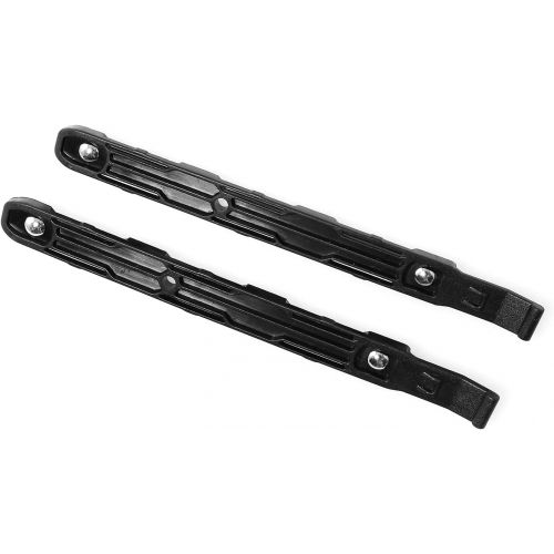  ZRM&E 2pcs Chassis Hard Drive Mounting Plastic Rails 5.71x0.47 Inch for Cooler Master 3.5 HDD Bracket, Black