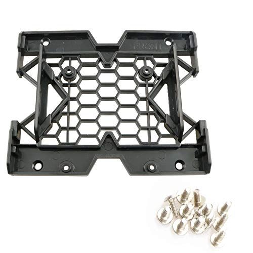  ZRM&E Desktop Hard Disk Drive Computer Stand 2.5 / 3.5 to 5.25 SSD HDD Mounting Bracket Internal Hard Disk Drive Bays Holder Adapter with Mounting Screws for PC