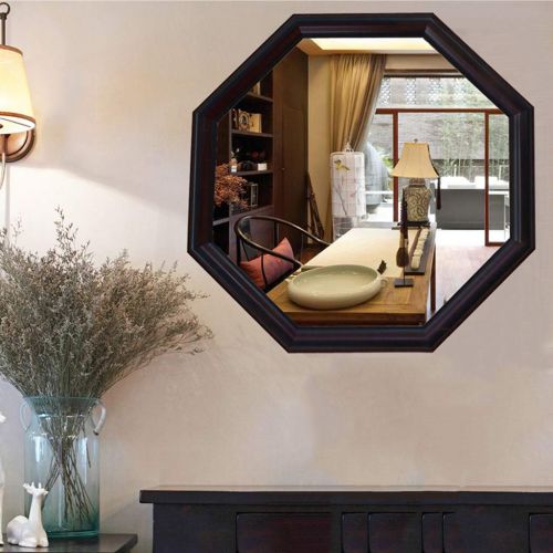  ZRN-Mirror Vanity Mirror Bathroom Octagon Wall Mirror 57CM x 57CM (22Inch x 22Inch) | Makeup/Shave/Decorative Simple Mirror