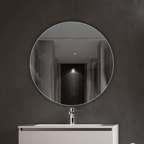  ZRN-Mirror Makeup Mirror European Modern Circular Frameless Wall Mirror 50CM(20Inch) Diameter Decorative Mirror for Hall/Bedroom/Bathroom