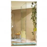 ZRN-Mirror Bathroom Makeup Mirrors Large Wall Mirror | Bedroom/Decorative/Shower/Vanity Mirrors | Rectangle Mirrored (24 Inch x 32 Inch)