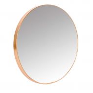 ZRN-Mirror Makeup Mirror-Round Vanity Wall Mirrors(Size 16-32Inch) Bathroom Metal Frame Mirror for Bedroom and Living Room Decoration Mirror