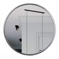 ZRN-Mirror Decorative Mirror Bathroom Round Silver Metal Frame Wall Mirrors Vanity Shave/Shower/Makeup Mirror for Entry Dining Room Living Room (12Inch-32Inch)