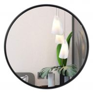 ZRN-Mirror Vanity Mirror Bathroom Round Metal Frame Wall Mirrors 30CM-80CM(12 Inch-32 Inch) Decorative/Shave/Shower/Makeup Mirror for Entry Dining Room Living Room