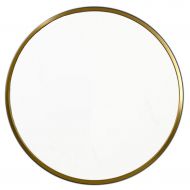ZRN-Mirror Decorative Mirror Round Gold Metal Frame Wall Mirror 30CM-80CM(12 Inch-32 Inch) Vanity Shave/Shower/Makeup Mirror for Bathroom Entry Dining Room Living Room