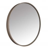 ZRN-Mirror Vanity Mirror Bathroom Round Metal Frame Wall Mirrors Decorative/Shave/Shower/Makeup Mirror for Entry Dining Room Living Room (12Inch-32Inch)