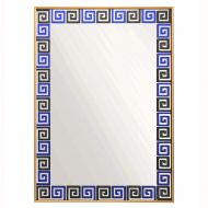 ZRN-Mirror Vanity Mirror Bathroom Large Rectangle Metal Framed Wall Mounted Mirror Decorative/Shower/Makeup/Shaving Mirror for Home/Bedroom/Living Room (20Inch x 28Inch)