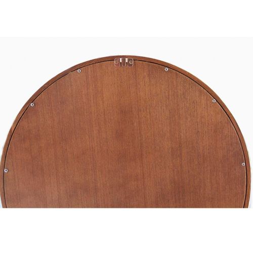  ZRN-Mirror Decorative Mirror Bathroom Round Wall Wood Frame Hang Mirror 61CM(24Inch) Vanity/Makeup/Art Mirror for Entry Livingroom Bedroom