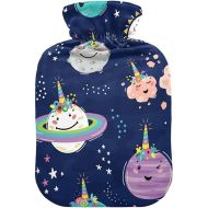 hot Water with Soft Cover 1 Liter fashy ice Pack for Bed, Kids Men & Women Unicorns Horn Flower