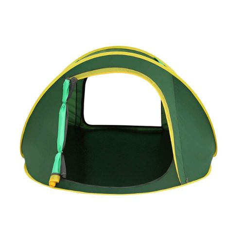  ZSLLO Large Throw Tent Outdoor 3-4 Persons Automatic Speed Open Throwing Pop Up Windproof Waterproof Beach Camping Tent Large Space (Color : A)