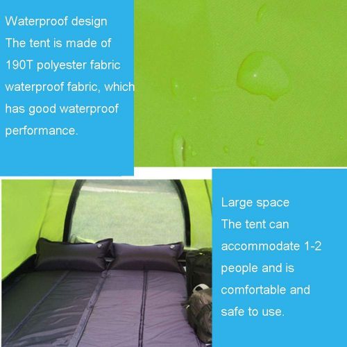  ZSLLO Beach Tent Ultralight Folding Tent Pop Up Automatic Open Tent Family Tourist Fish Camping Anti-UV Fully Sun Shade (Color : C)