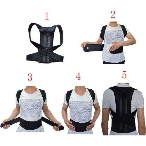  [아마존 핫딜]  [아마존핫딜]ZSZBACE Back Support Belts Posture Corrector Back Brace Improves Posture and Provides for Lower and Upper...