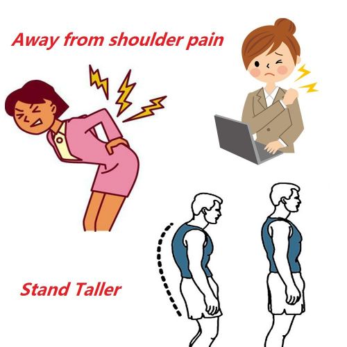  [아마존 핫딜]  [아마존핫딜]ZSZBACE Back Brace Posture Corrector Clavicle Support Brace Medical Device to Improve Bad Posture, Thoracic Kyphosis, Shoulder Alignment, Upper Back Pain Relief for Men and Women