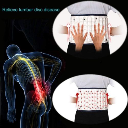  [아마존 핫딜]  [아마존핫딜]ZSZBACE Back Brace Physio Decompression Lower Back Pain Relief Back Support Belt Back Massage Inflatable...
