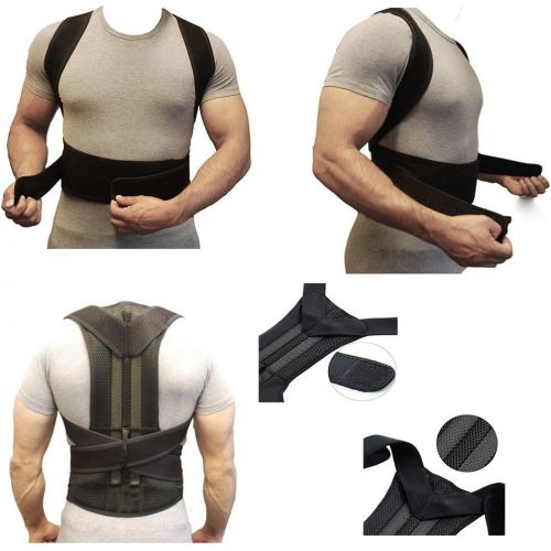  [아마존 핫딜] [아마존핫딜]ZSZBACE Back Brace Posture Corrector Fully Adjustable Back Support Belts Improves Posture and Provides Lumbar Support for Lower and Upper Back Pain Men and Women